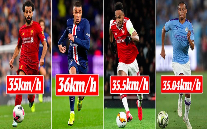 Danh sách 8 cầu thủ chạy nhanh nhất lịch sử bóng đá