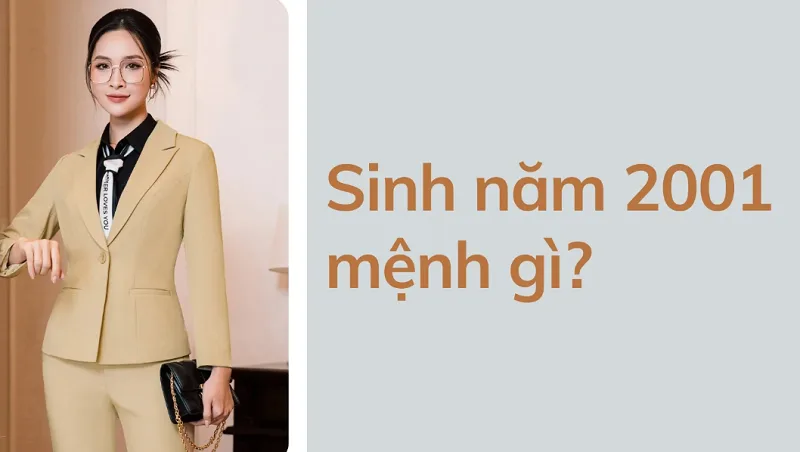 Sinh năm 2001 mệnh gì?